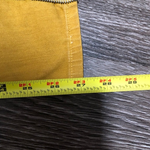 BIRD by Juicy Couture Yellow Skinny Jeans with Zipper Details - Size 25 - Picture 7 of 8